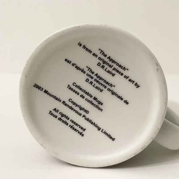 2003 The Approach D R Laird Print Collector Coffee Mug Tea Cup Golf - Picture 9 of 15